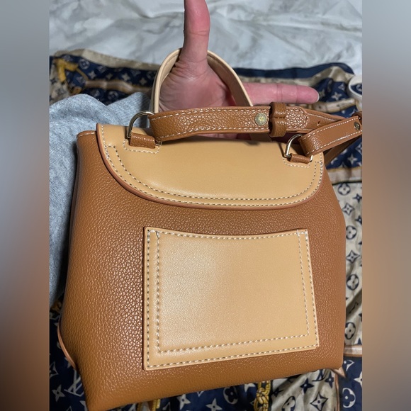 Polene Tan and Cream Mini Bag - Picture 4 of 11